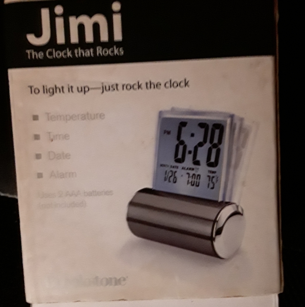 Brookstone Jimi, Clock, New